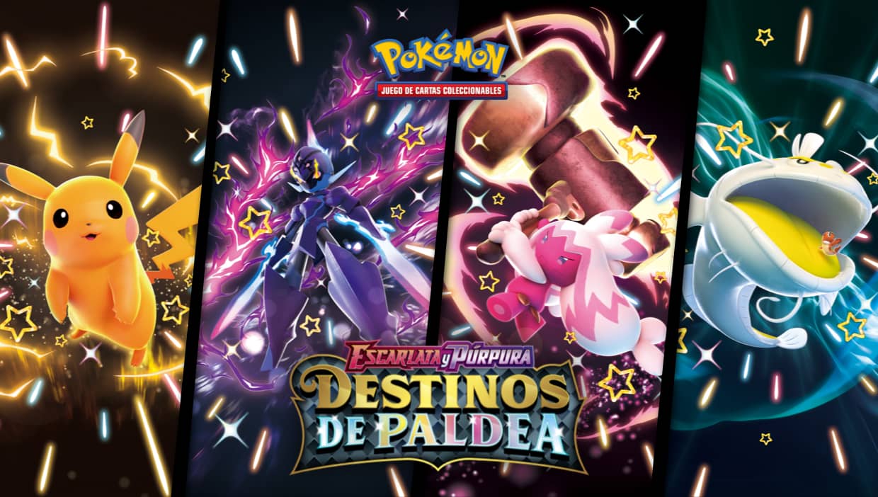 Galería de cartas Escarlata y Púrpura Destinos de Paldea de JCC Pokémon