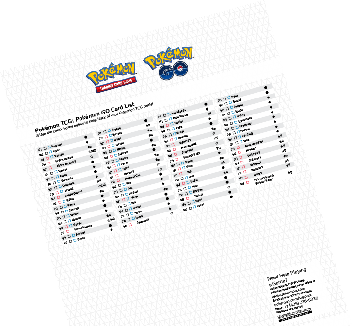 Er velkendte Gå tilbage det kan Pokémon TCG: Pokémon GO