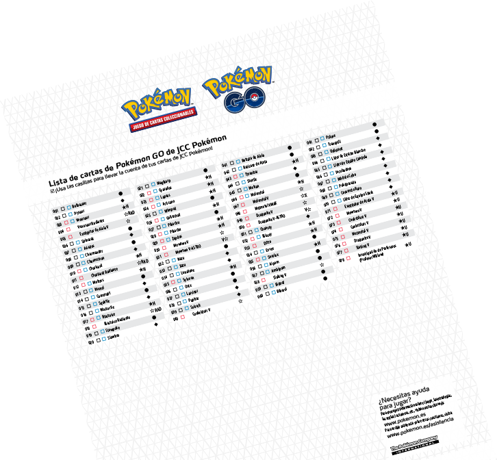 Lista de cartas » HGSS - Cartas Promocionales - Pokémon Paraíso