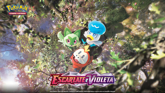 Pokémon Estampas Ilustradas - Expansão Escarlate e Violeta chegam em breve.  - Sharkiando