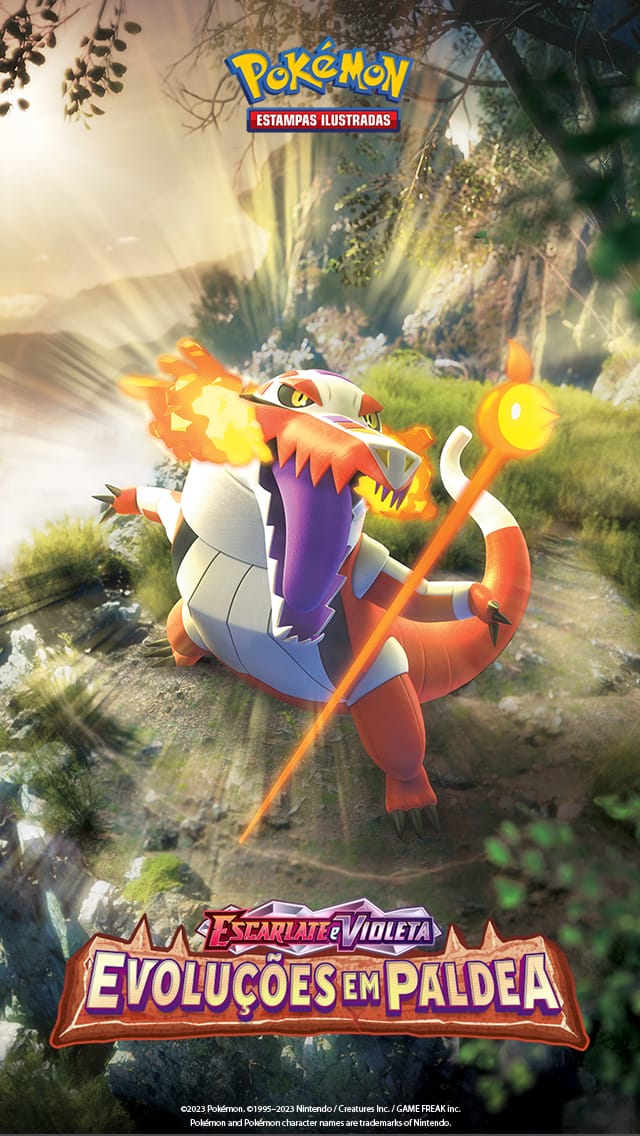 Escarlate e Violeta — Evoluções em Paldea do Pokémon Estampas Ilustradas