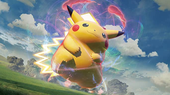 Pikachu-VMAX als Hintergrundbild