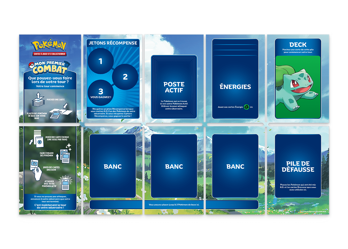 Pokémon JCC – Mon Premier Combat – Kit Pikachu & Bulbizarre – 2 Decks Prêts à L’emploi