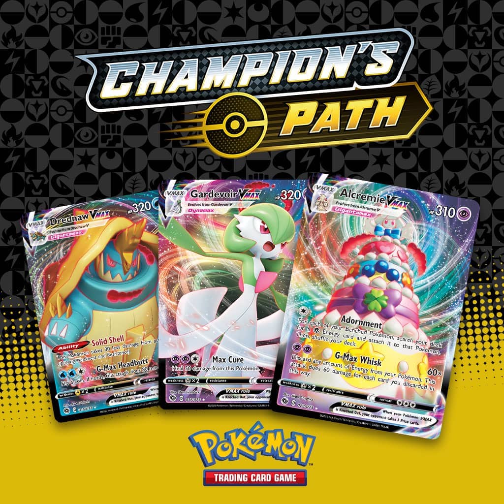 The Pokémon VMAX Cards Of Pokémon TCG: Champion's Path