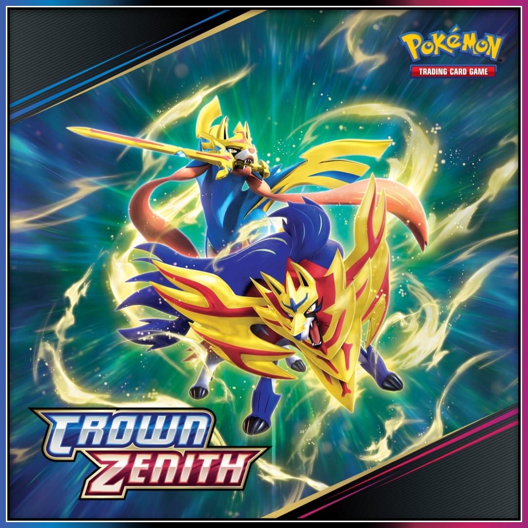 Finally finished the nine card art set from Crown Zenith, looks
