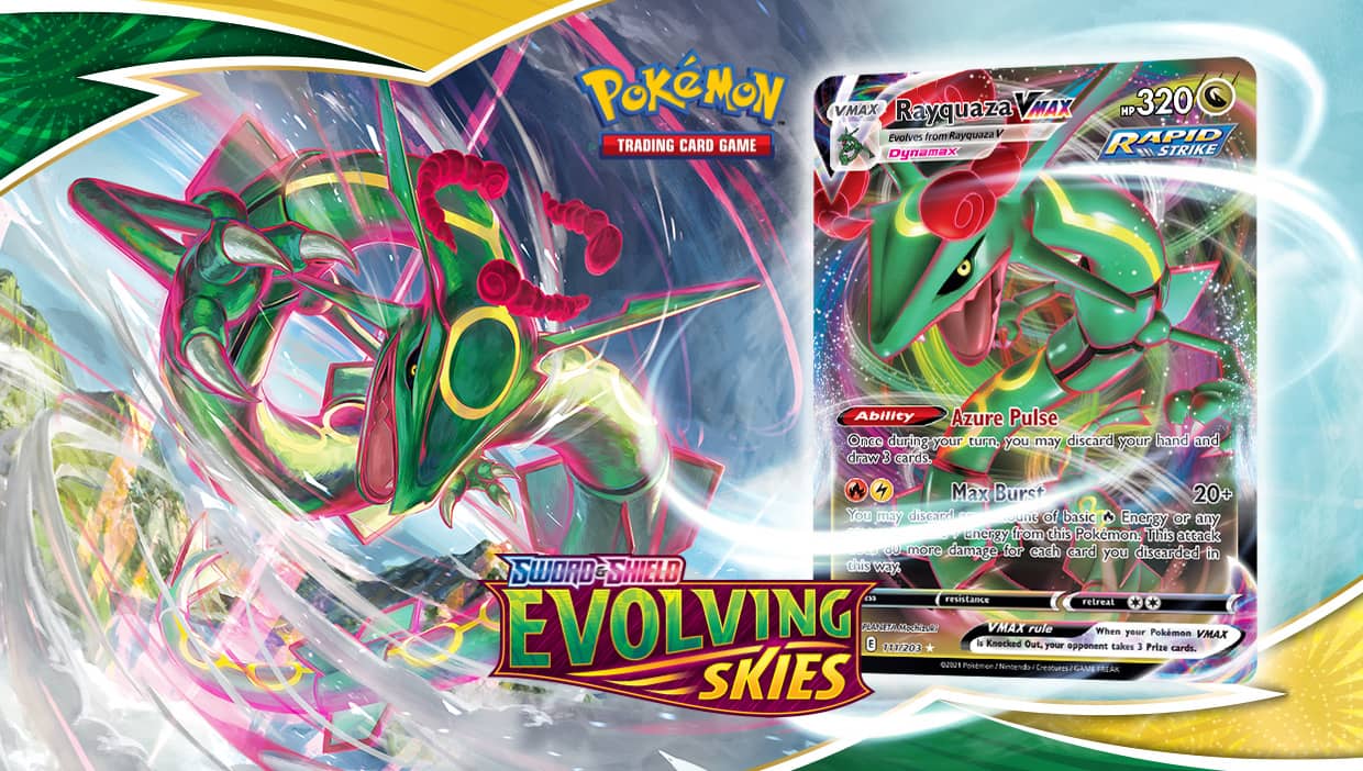 Official Pokémon TCG: Sword & Shield-Evolving Skies Booster Display Box (36 Packs)