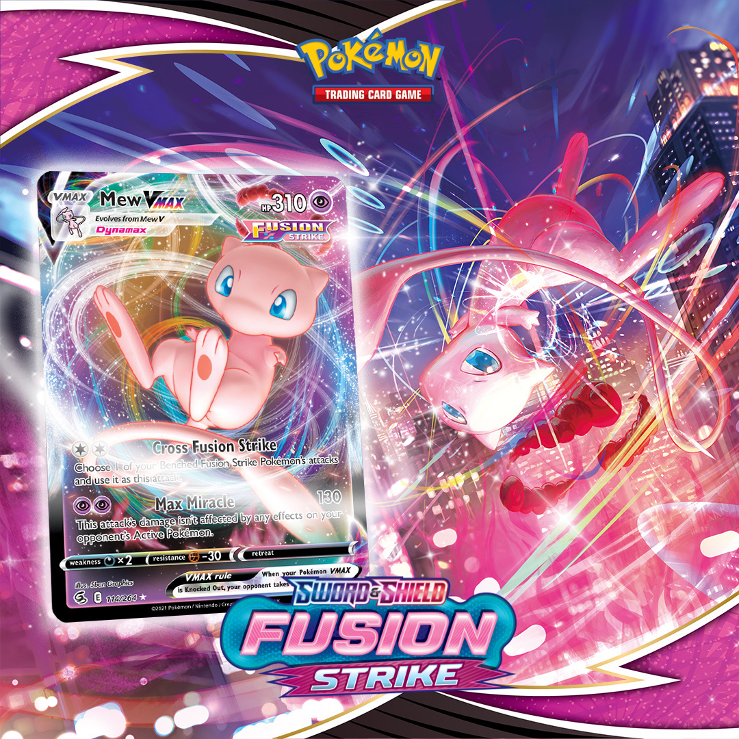 Auction Prices Realized Tcg Cards 2021 Pokemon Sword & Shield Fusion Strike  Full Art/Mew Vmax