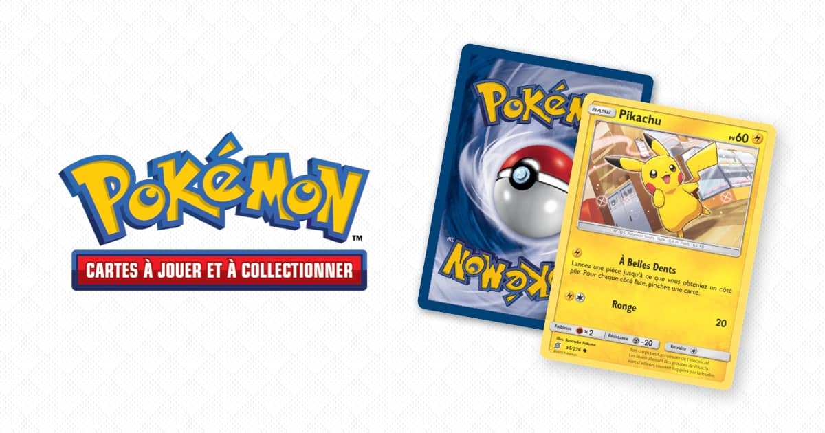Cartes Pokémon à collectionner