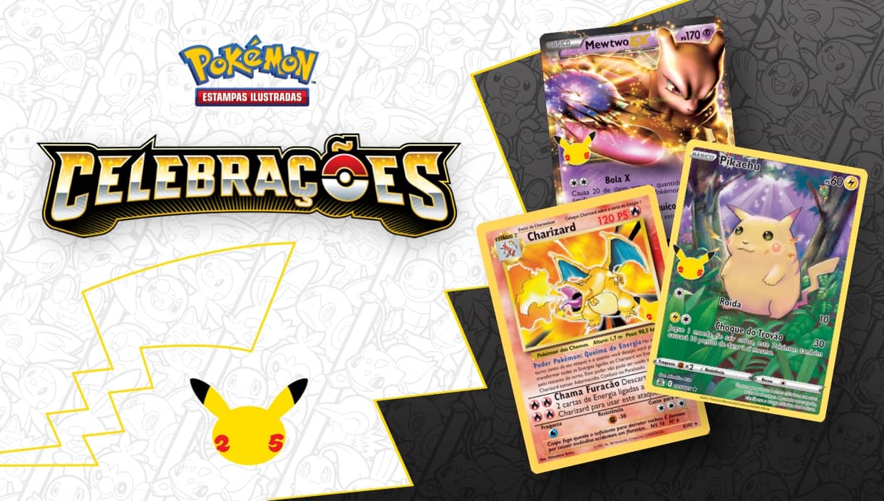 Carta Pokémon Pikachu Voador Vmax (007/025) - 25 Anos