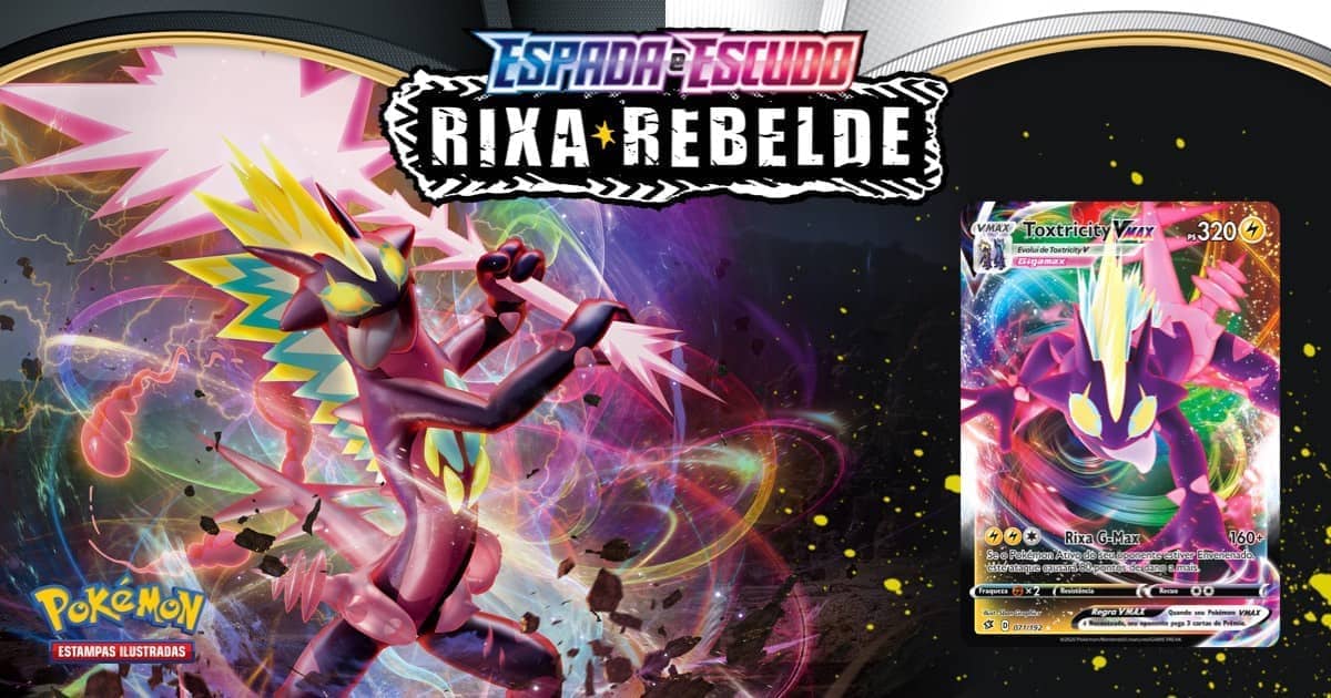 Pokémon tcg: Deck SWSH2 Rixa Rebelde - Baralho Temático Zacian +