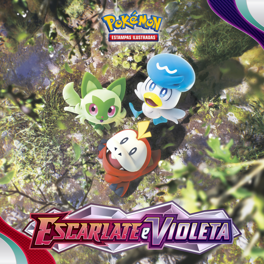 Escarlate e Violeta do Pokémon Estampas Ilustradas