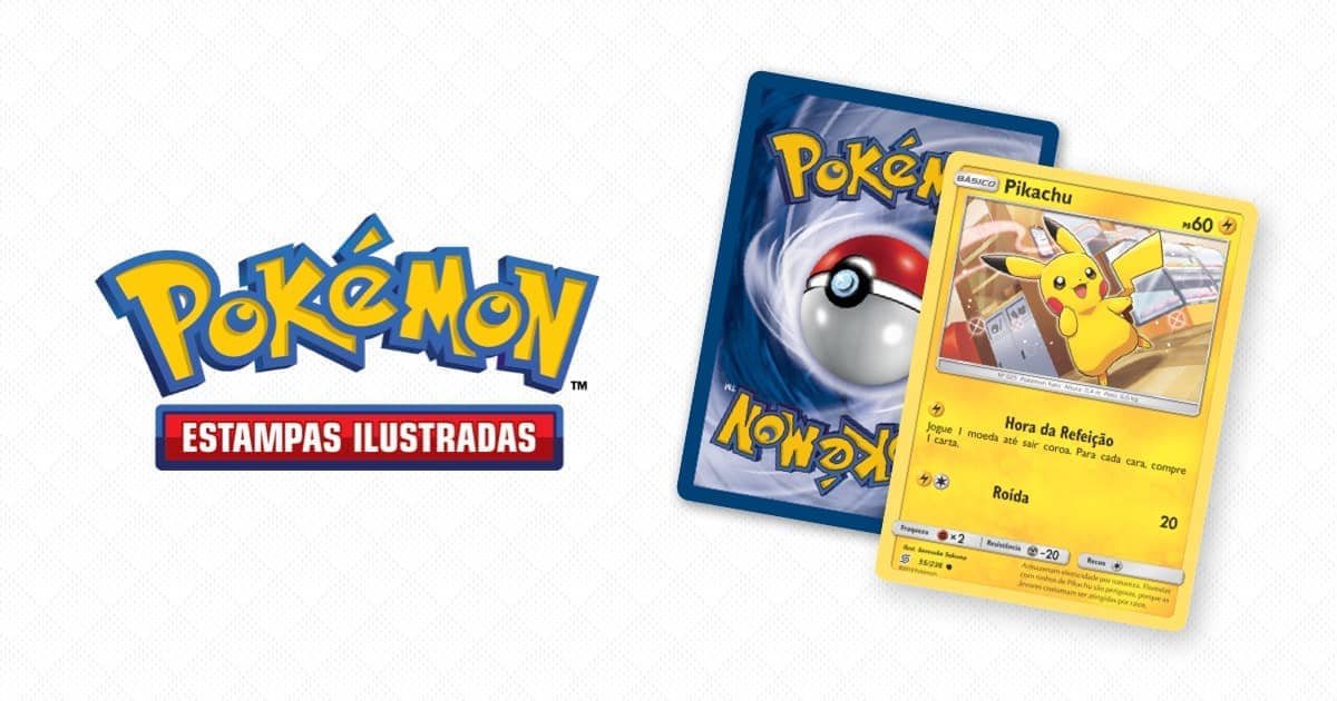 Batalha de Reide do Pokémon Estampas Ilustradas