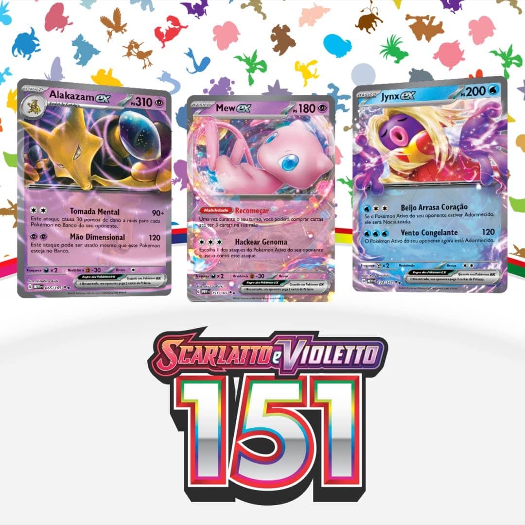 Escarlate e Violeta — 151 do Pokémon Estampas Ilustradas