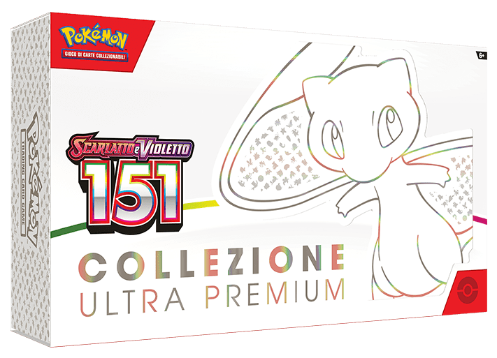 Collection avec classeur de cartes de l'expansion Scarlatto et Violetto -  151 du JCC Pokémon (feuilles avec neuf poches et quatre enveloppes  d'extension), édition en italien : : Jeux et Jouets