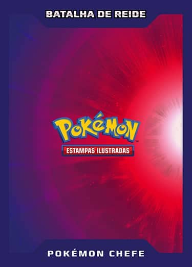 Batalha de Reide do Pokémon Estampas Ilustradas